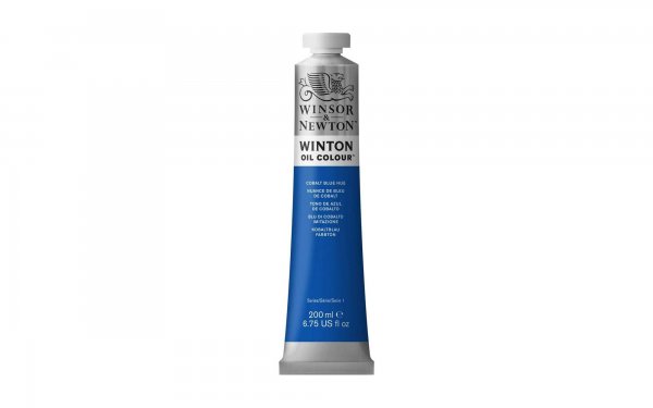 رنگ روغن وینزور (Winsor) سری Winton مقدار 200 میلی‌لیتر رنگ COBALT BLUE HU