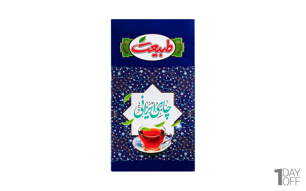 چای سیاه شکسته ممتاز ایرانی طبیعت مقدار 400 گرم