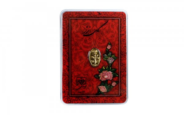 شمش طلای 24 عیار گل رز 0.050 گرم