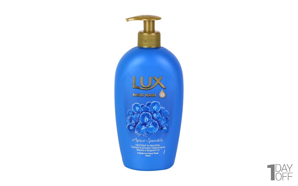 مایع دستشویی لوکس (Lux) مدل Aqua sparkle مقدار 500 میلی‌لیتر