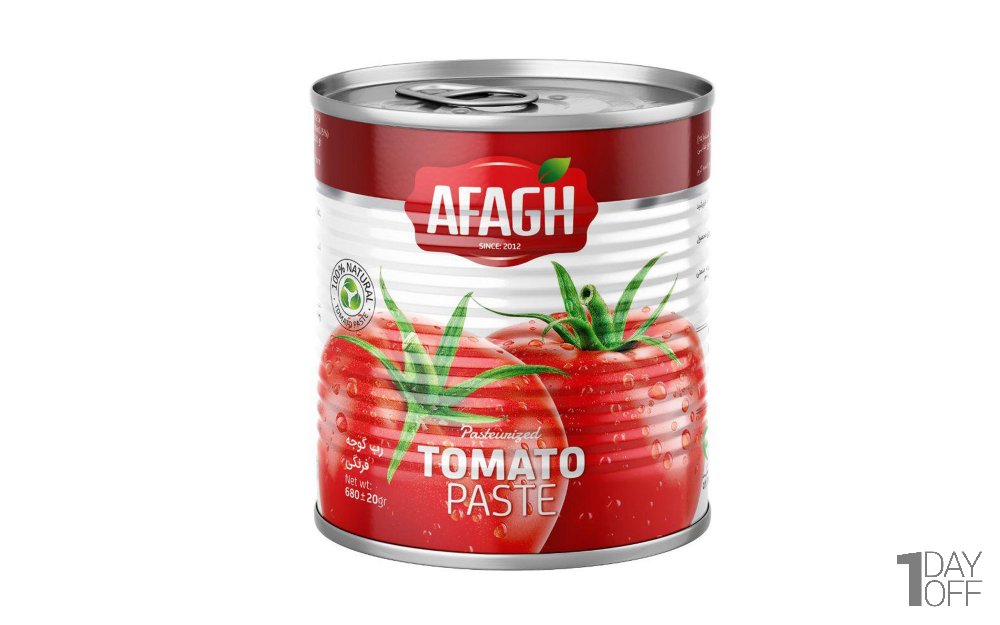 رب گوجه‌فرنگی آفاق مقدار 800 گرم