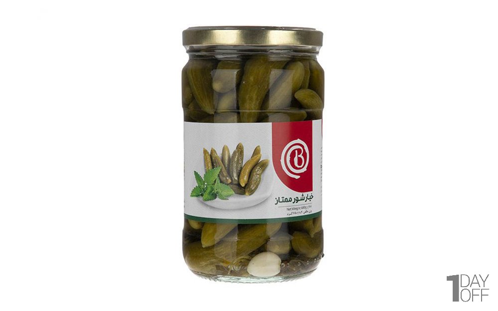 خیارشور ممتاز بیژن مقدار 680 گرم