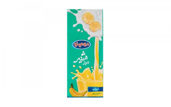 شیر موز دومینو مقدار 200 میلی‌لیتر