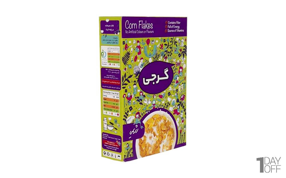 کورن‌فلکس رژیمی گرجی مقدار 300 گرم