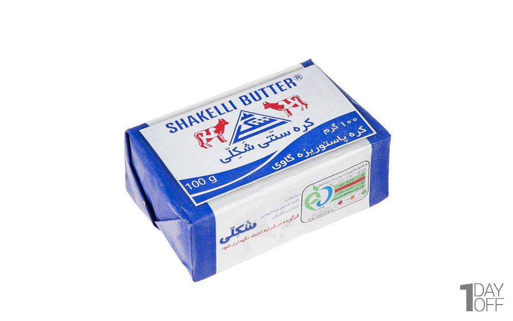 کره سنتی گاوی شکلی مقدار 100 گرم