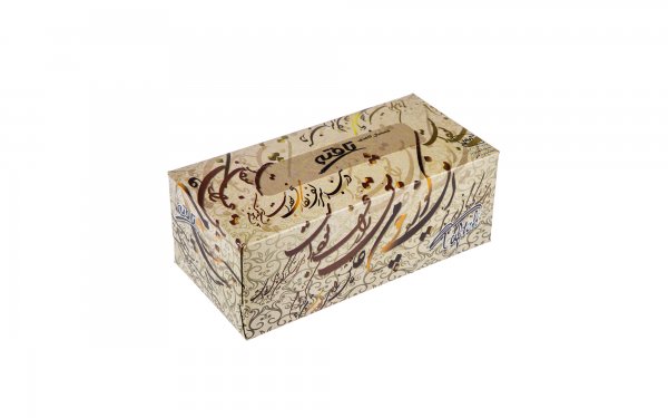 دستمال کاغذی دولایه تافته طرح خیام بسته 150 برگ