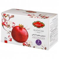 دمنوش کیسه‌ای مخلوط گیاهی با طعم انار گلستان 20 عددی