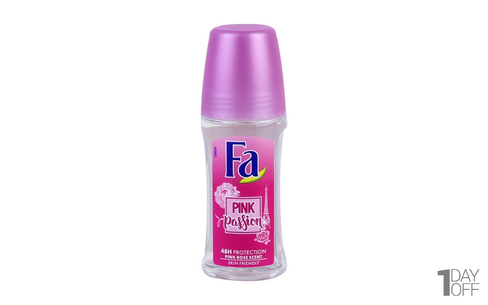 مام رول زنانه Pink Passion فا (Fa) مقدار 50 میلی‌لیتر