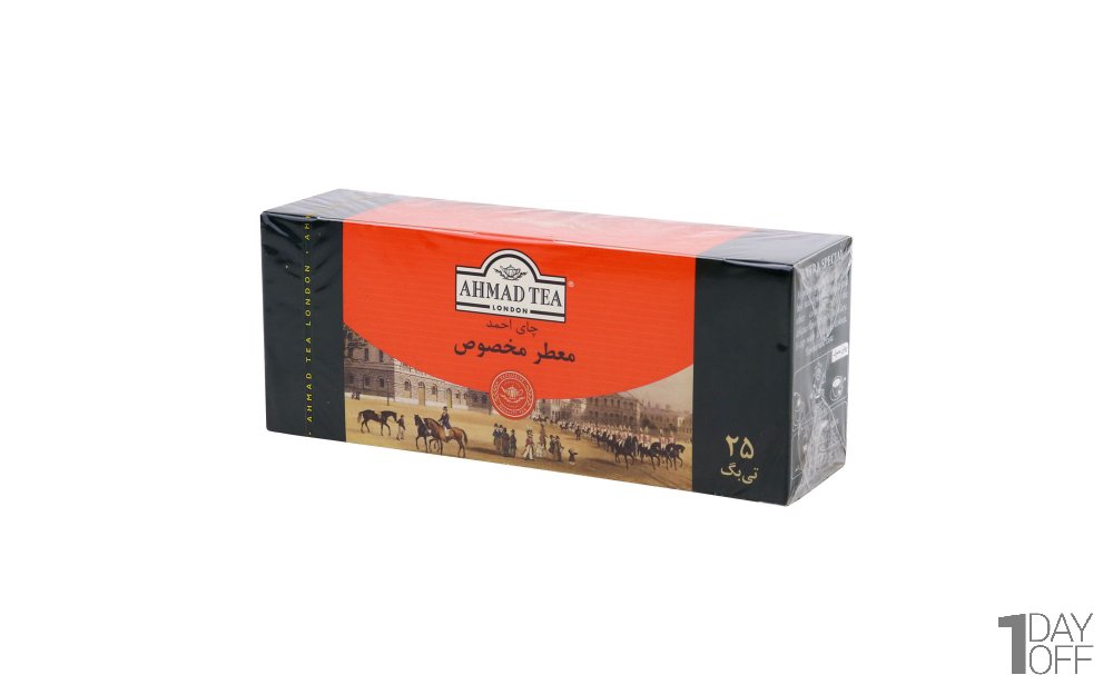 چای کیسه‌ای خارجی معطر مخصوص احمد بسته 25 عددی