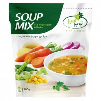 میکس سبزیجات سوپ نوبر سبز مقدار 400 گرم