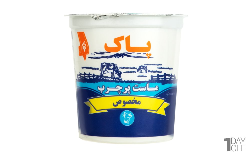 ماست پرچرب مخصوص پاک مقدار 900 گرم