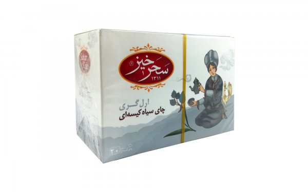 چای سیاه کیسه‌ای ارل‌گری سحرخیز بسته 20 عددی