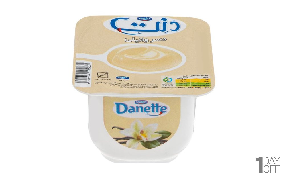 دسر فرانسوی وانیلی دنت مقدار 100 گرم