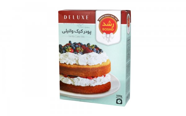 پودر کیک وانیلی رشد مقدار 500 گرم