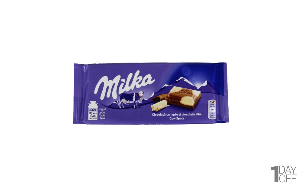 شکلات میلکا (MILKA) مدل happy cow مقدار 100 گرم