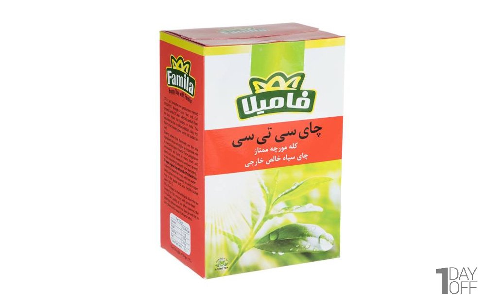 چای سی تی سی کله مورچه ممتاز فامیلا مقدار 450 گرم