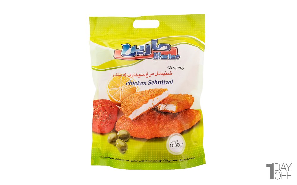 شنیسل مرغ سوخاری مارین مقدار 1 کیلوگرم