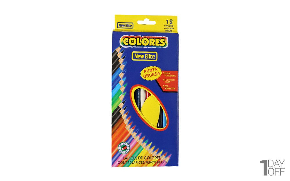مداد رنگ 12 رنگ کالرس (Colores)