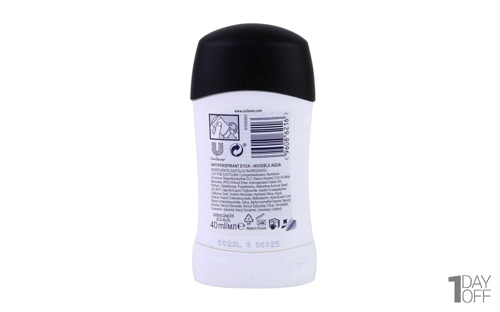 استیک ضدتعریق زنانه Invisible Aqua رکسونا (Rexona) مقدار 40 میلی‌لیتر