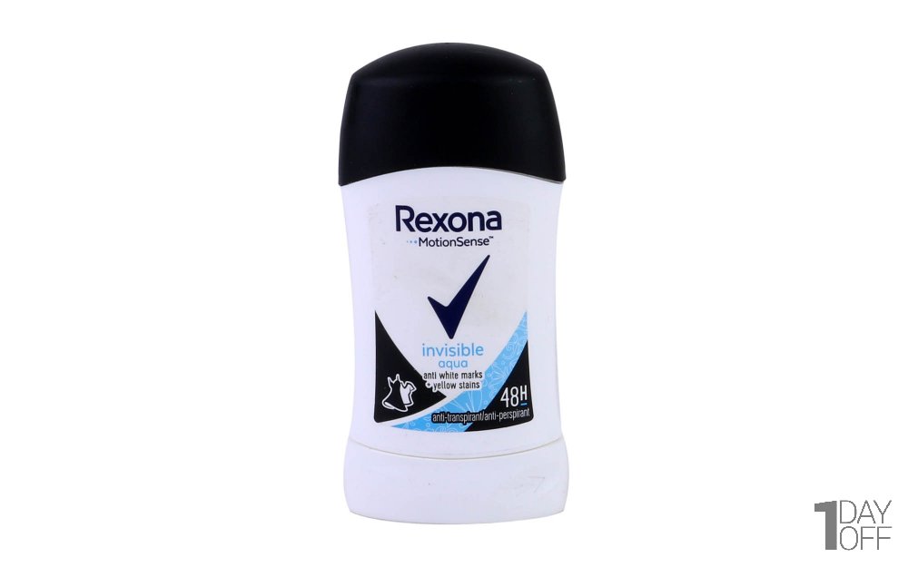 استیک ضدتعریق زنانه Invisible Aqua رکسونا (Rexona) مقدار 40 میلی‌لیتر