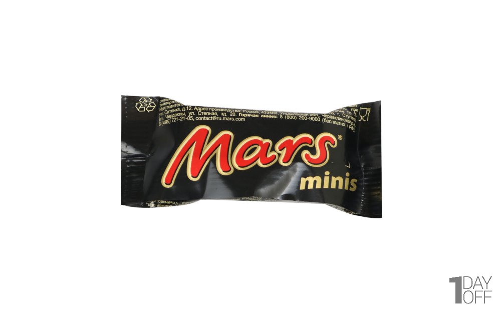 مینی شکلات مارس (Mars) مقدار 12 گرم