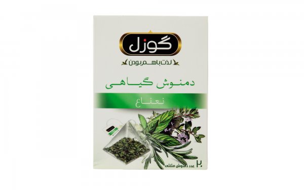 دمنوش نعنا کیسه‌ای مثلثی گوزل بسته 20 عددی