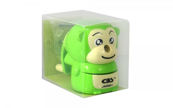  تراش رومیزی سی‌بی‌اس (CBS) مدل JM681 سری فانتزی طرح میمون رنگ سبز