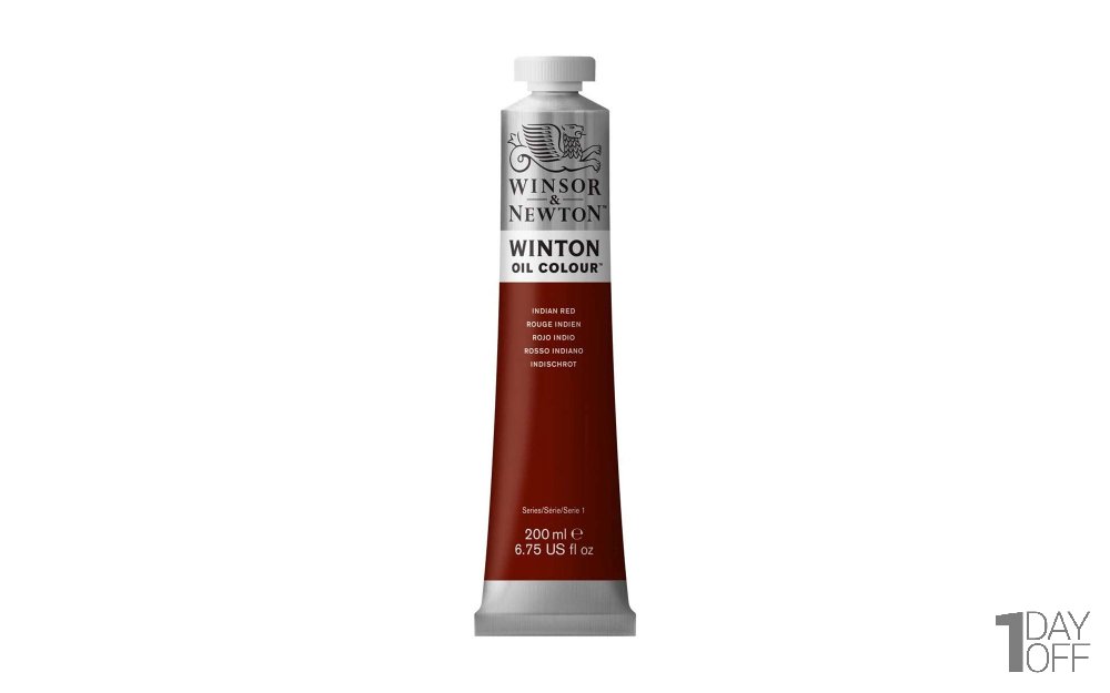 رنگ روغن وینزور (Winsor) سری Winton مقدار 200 میلی‌لیتر رنگ INDIAN RED