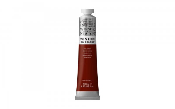 رنگ روغن وینزور (Winsor) سری Winton مقدار 200 میلی‌لیتر رنگ INDIAN RED