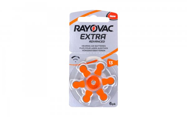 باتری سمعک ریواک (RAYOVAC) نوع 13 رنگ نارنجی