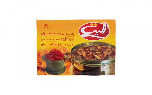 چاشنی خورشت حاوی زعفران الیت مقدار 15 گرم 