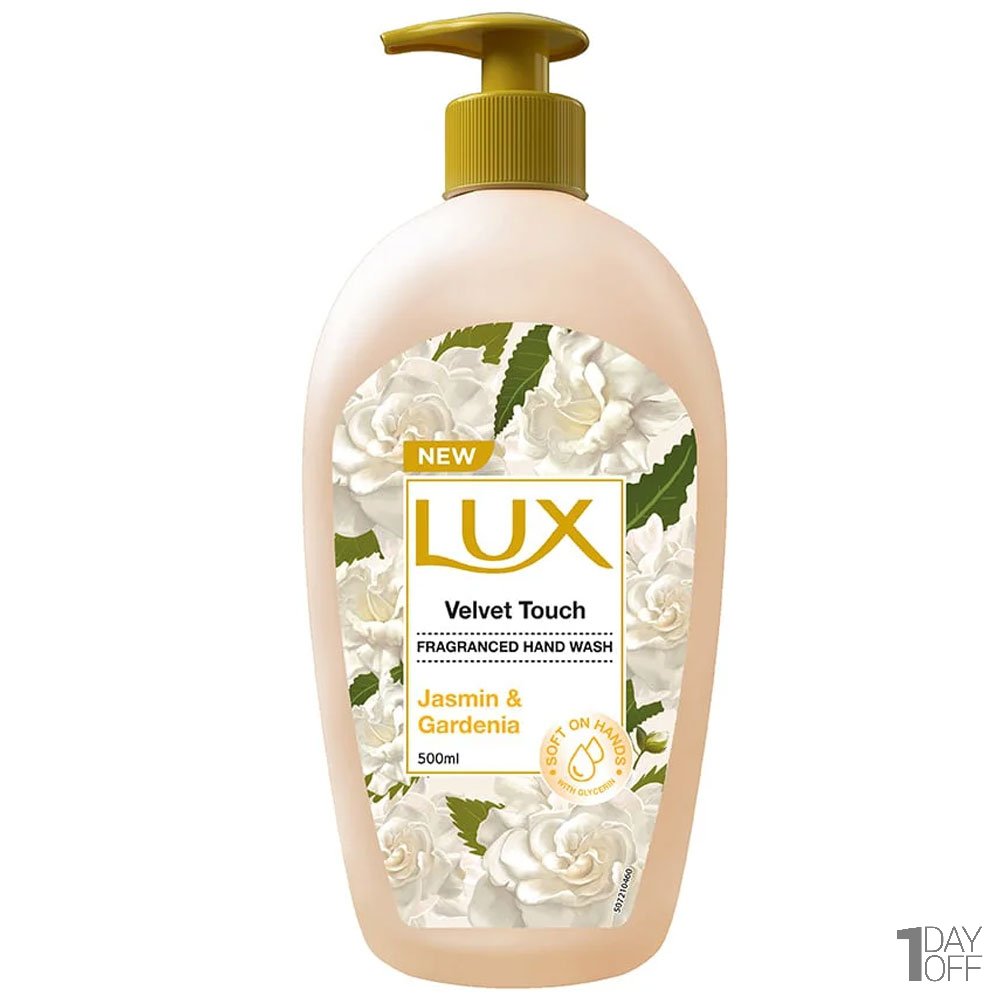 مایع دستشویی لوکس (Lux) Velvet touch مقدار 500 میلی‌لیتر