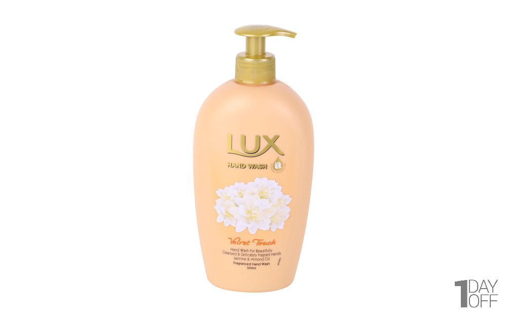مایع دستشویی لوکس (Lux) Velvet touch مقدار 500 میلی‌لیتر
