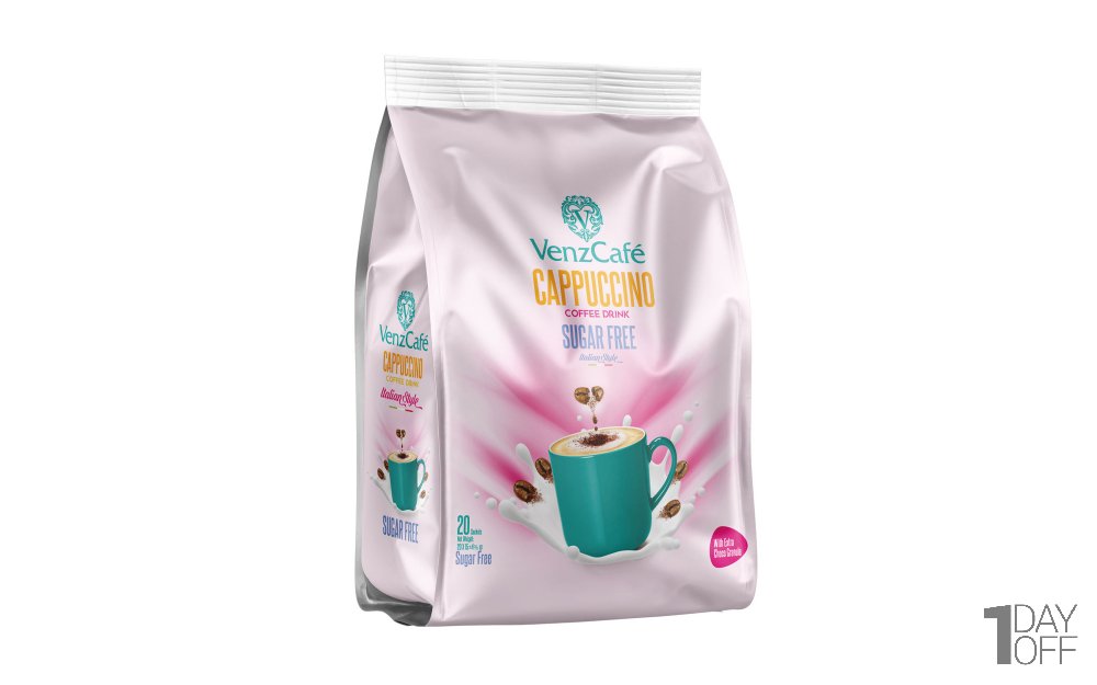 کاپوچینو رژیمی بدون شکر ونزکافه بسته 20 عددی