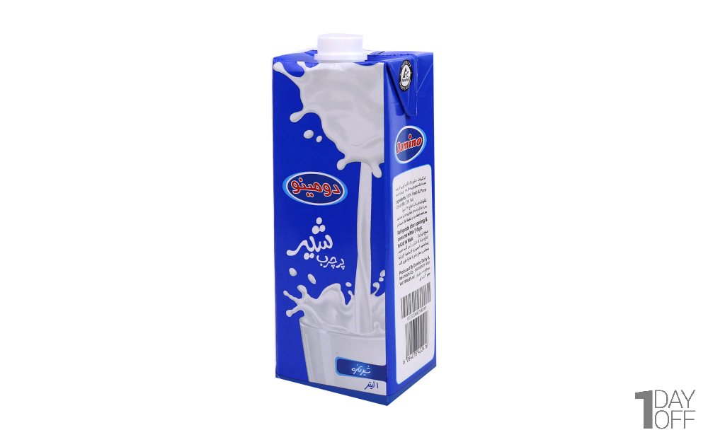 شیر پاستوریزه پرچرب دومینو مقدار 1 لیتر