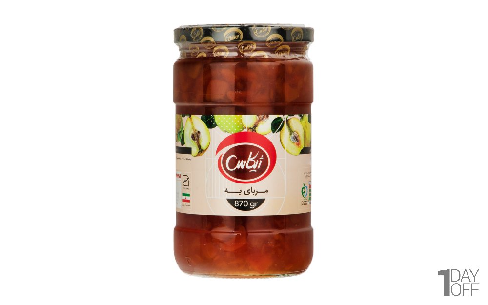 مربا به ژیکاس مقدار 870 گرم 
