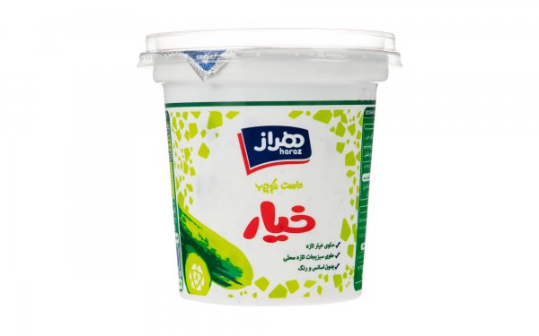 ماست خیار کم‌چرب هراز مقدار 750 گرم