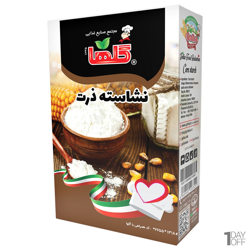 نشاسته ذرت گلها مقدار 150 گرم