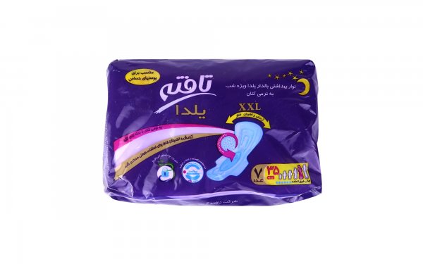 نوار بهداشتی بالدار یلدا ویژه شب 7 عددی تافته 