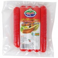 سوسیس هات‌داگ ممتاز با 80 درصد گوشت قرمز کامپوره مقدار 350 گرم
