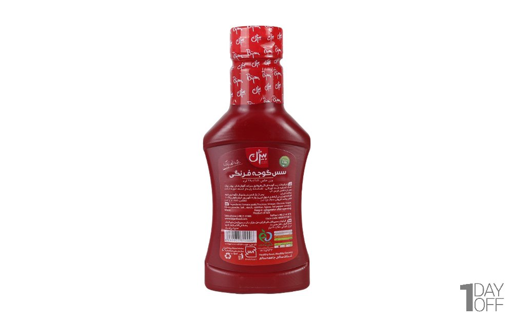 سس گوجه‌فرنگی بیژن مقدار 290 گرم