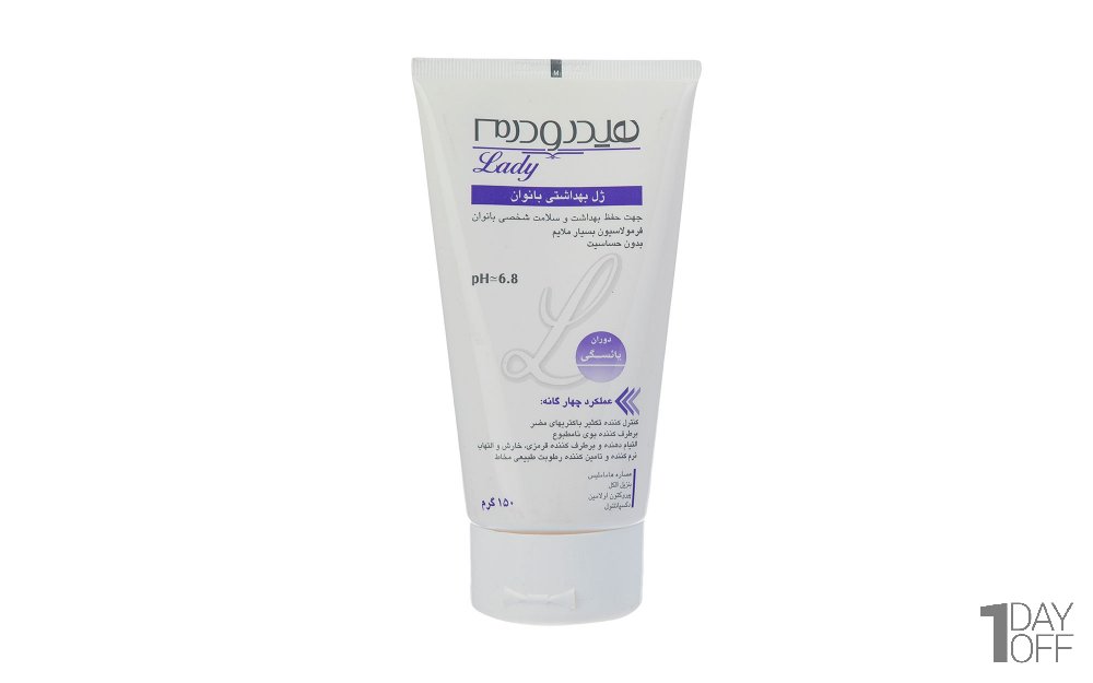 ژل بهداشتی بانوان یائسه مدل menopause هیدرودرم مقدار 150 گرم