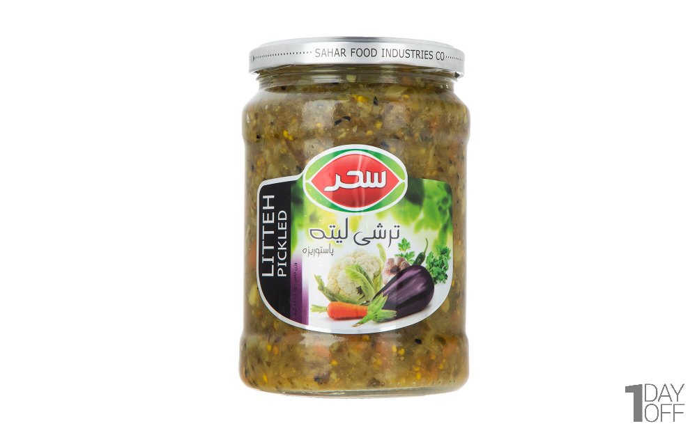 ترشی لیته سحر مقدار 640 گرم