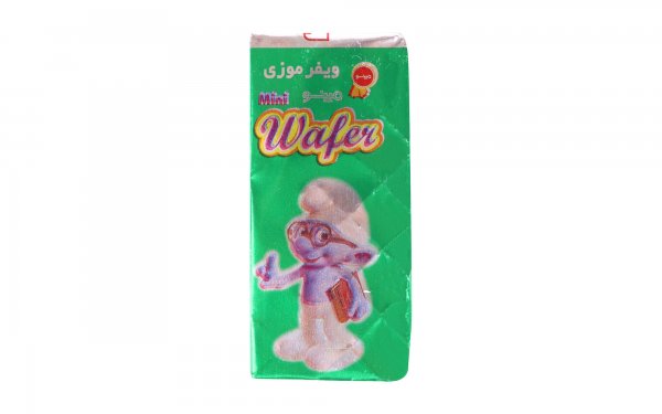 مینی ویفر موزی مینو مقدار 13 گرم