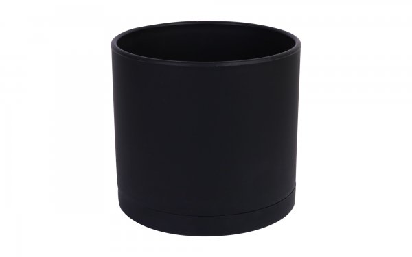 گلدان استوانه‌ای مشکی سایز 25 کد 103 مهرنی (Mehrni)