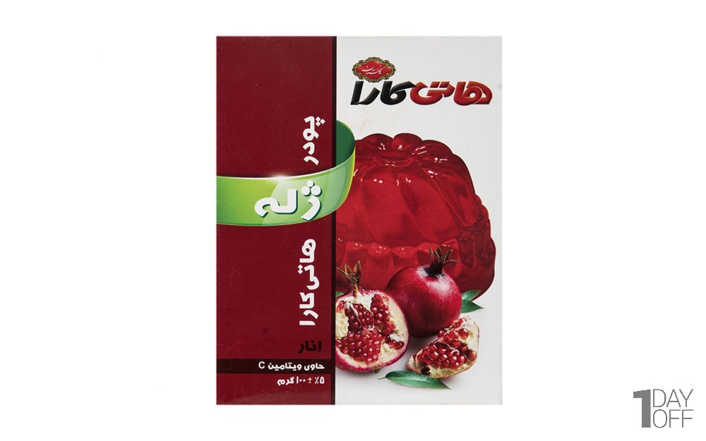 پودر ژله انار هاتی‌کارا گلستان مقدار 100 گرم