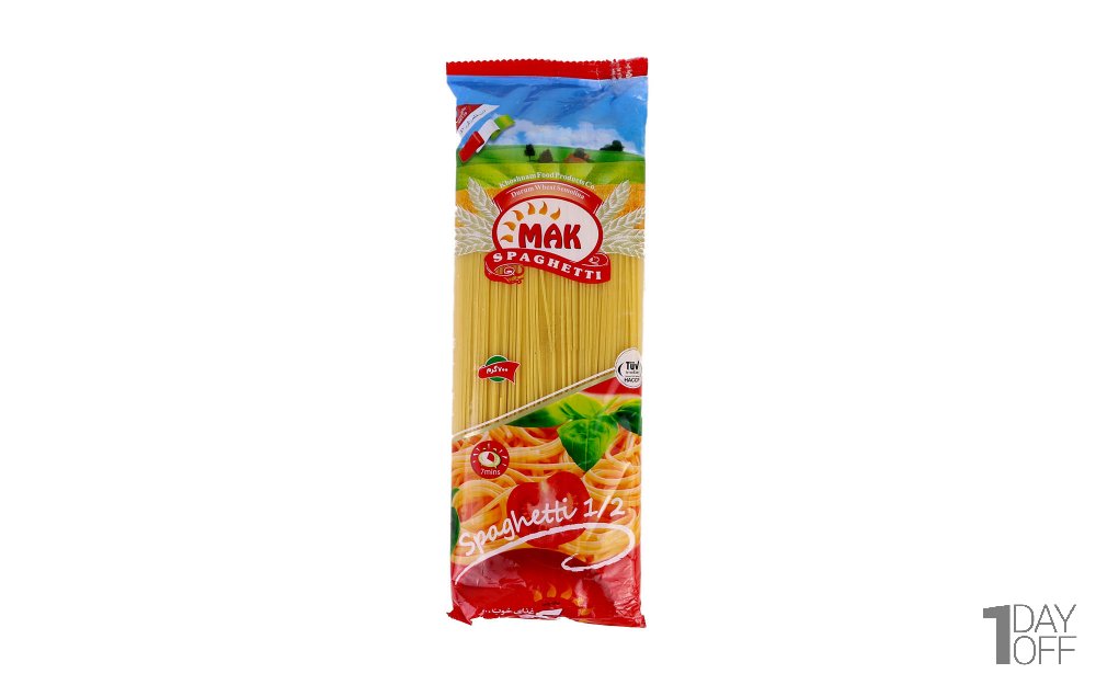 اسپاگتی با ضخامت 1.2 مک مقدار 700 گرم