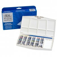 قرص کوچک آبرنگ وینزور (Winsor) سری Cotman بسته 24 رنگ