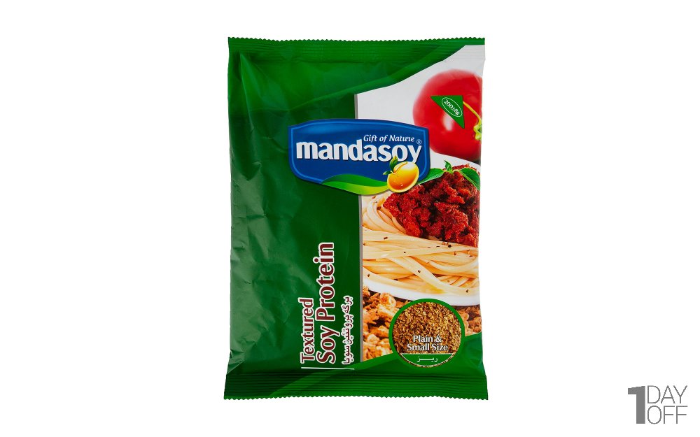 برگه پروتئین سویا ریز مانداسوی مقدار 150 گرم 
