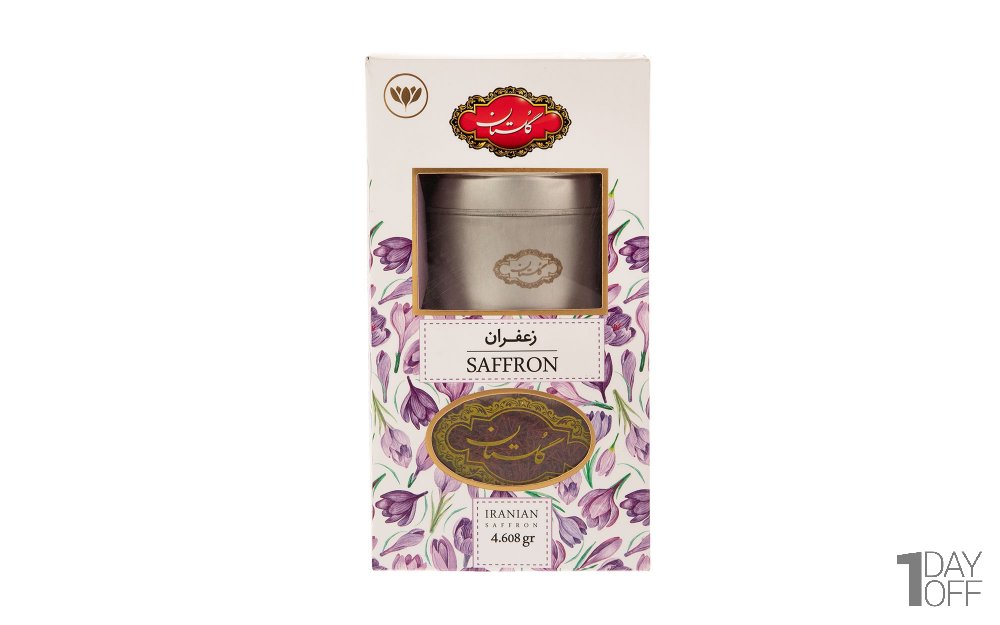 زعفران کادویی گلستان مقدار یک مثقال (4.608 گرم)